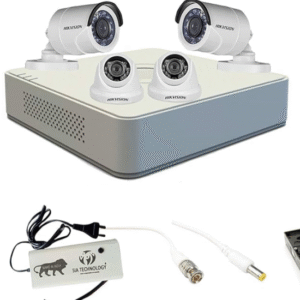 Hikvision 4-Channel 2MP IP Camera Kit: