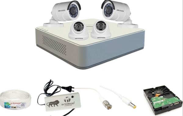 Hikvision 4-Channel 2MP IP Camera Kit: